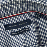 Tommy Hilfiger Checked Shirt - XL Blue Cotton