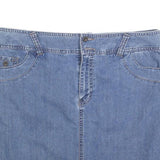 SONOMA Womens Blue Denim Mini Skirt Cotton Blend Casual L Fashion