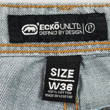 Hip Hop Ecko Unltd Denim Shorts - 36W 13L Blue Cotton