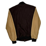 Eastfield College Varsity Jacket - Large Beige Wool Blend