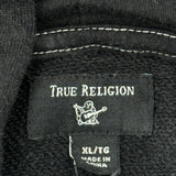 World Tour True Religion Graphic Hoodie - XL Black Cotton