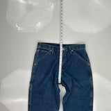Wrangler Carpenter Jeans - 30W 30L Blue Cotton Blend