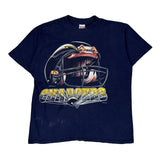 Chargers True Fan Single Stitch T-Shirt - 2XL Navy Cotton
