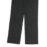 ODLO Womens Black Regular Fit Straight Leg Cotton Blend Trousers W28 L29 Casual