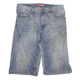 BIG TRAIN Mens Denim Blue Casual Shorts XL W34 Cotton Blend Relaxed Fit