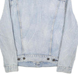 LEVI'S Mens Blue Denim Button Jacket S Cotton Classic Casual Vintage Style