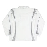 ERIMA Womens White & Grey Outdoor Jacket UK 18 Polyester Blend Woven Plain Zip