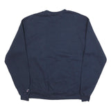 CHAMPION Mens Navy Blue Kanahoma California Crew Neck L Sweatshirt Cotton Blend