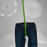 True Religion Contrast Stitch Jeans - 29W US 4 Dark Wash Cotton