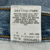 Levis 505 Jeans - 34W 30L Light Wash Cotton