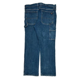 Lee Carpenter Jeans - 36W 32L Blue Cotton Blend