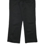 LEVI'S Mens Black Regular Fit Straight Trousers W30 L29 Cotton Blend Zip
