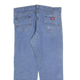 DICKIES Mens Relaxed Blue Denim Jeans W40 L30 Classic Cotton Blend Zip Pockets