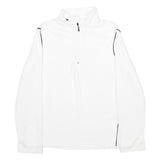 Womens White Plain Pullover Jumper Crew Neck Basic Knit S Polyester Comfortable