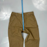Carhartt Double Knee Carpenter Pants - 33W 30L Khaki Cotton