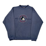 Mickey Mouse Classic Legend Disney Sweatshirt - Large Blue Cotton