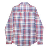 GANT Womens Red & Blue Check Shirt UK 12 Classic Cotton Blend Button Up