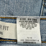 Levis 505 Jeans - 35W 30L Light Wash Cotton