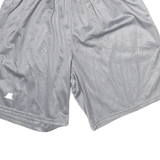 RUSSELL ATHLETIC Mens Grey Casual Shorts M W26 Polyester Blend Athletic Gym