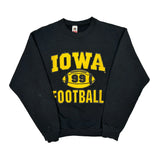 Iowa Football Fruit Of The Loom College Sweatshirt - XL Black Cotton Blend