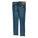 True Religion Skinny Jeans - 28W US 2 Blue Cotton