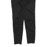 DIESEL Womens Cotton Blend Black Slim Skinny Trousers W32 L26 Zip Closure