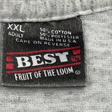 Single Stitch Boy Scouts Of America Eagle Scout Fruit Of The Loom Graphic T-Shirt - 2XL Gray Cotton Blend