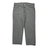 501 Levis Jeans - 40W 34L Grey Cotton