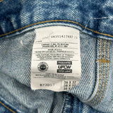 Made In USA Carhartt Double Knee Carpenter Pants - 34W 29L Blue Cotton