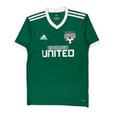 Oshkosh United Adidas Football Soccer Jersey - Small White Polyester