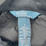 Age 7 Polo By Ralph Lauren Jacket - Small Black Polyester