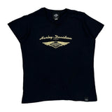 Harley Davidson Graphic T-Shirt - XL Black Cotton