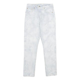 LEVI'S 501S Womens Jeans Classic Straight Denim Light W25 L28 Button Closure