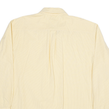 TOMMY HILFIGER Mens Yellow Cotton Blend Shirt XL Button Down Pocket Classic Fit