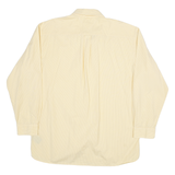 TOMMY HILFIGER Mens Yellow Cotton Blend Shirt XL Button Down Pocket Classic Fit