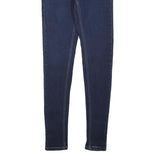 LEVI'S Womens Jeans Blue Slim Skinny Denim Medium W24 L26 Zip Cotton Blend