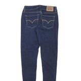LEVI'S Womens Jeans Blue Slim Skinny Denim Medium W24 L26 Zip Cotton Blend