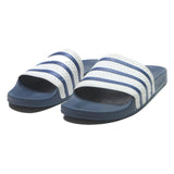ADIDAS Adilette Mens Blue White Slider Footwear Polyester UK 10 Comfort Casual