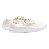 TOMMY HILFIGER Low Top Trainers Beige Canvas Womens UK 7
