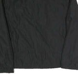 GUESS Mens Black Zip Jacket XL Polyester Blend Plain Minimalist Casual Outerwear