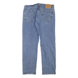 LEVI'S Mens Regular Fit Blue Denim Jeans W32 L28 Classic Cotton Blend Zip