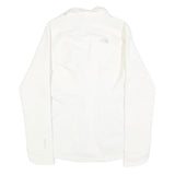 THE NORTH FACE Womens White Softshell Jacket S Polyester Blend Zip Outdoor