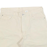 LEVI'S Mens Shorts Cream Casual Cotton Blend L W36 Classic Fit Summer
