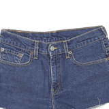 LEVI'S Womens Denim Blue Shorts S W30 Floral Patch Detail Cut-Off Summer