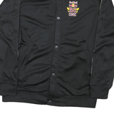 Mens Black Red Bull BC One Track Jacket L Polyester Blend Button Logo
