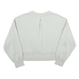 PUMA Womens Grey Cotton Blend Crew Neck XS Sweatshirt Casual Pullover