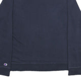 CHAMPION Mens Navy Blue Sweatshirt XL Cotton Blend Crew Neck Casual Pullover