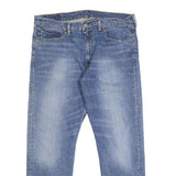 LEVI'S 502 Mens Jeans Blue Slim Straight Denim Medium W36 L27 Casual Stylish