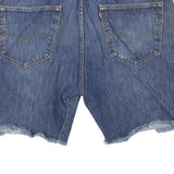 LEVI'S Womens Denim Blue Cut-Off Shorts 3XL W38 Casual Summer Style