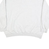 ADIDAS Womens Grey Cotton Blend Crew Neck Sweatshirt XL Casual Pullover